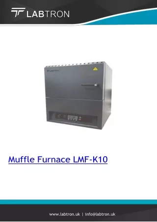1750°C Muffle Furnace 3 L