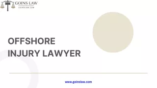 Get Trusted Offshore Injury Lawyers for for Legal Needs