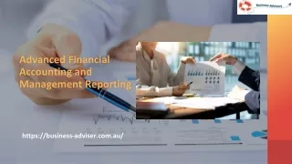 Advanced Financial Accounting and Management Reporting