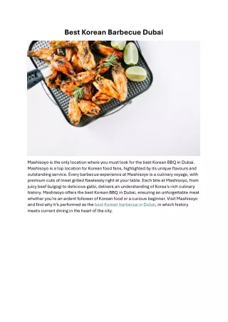 best korean barbecue dubai