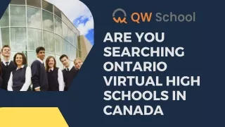 Are You Searching Ontario Virtual High Schools In Canada
