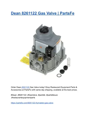 Dean 8261122 Gas Valve _ PartsFe