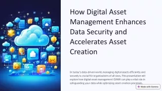 How Digital Asset Management Enhances Data Security?