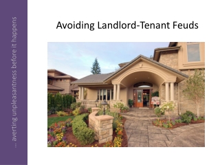 How to Avoid Landlord-Tenant Feuds