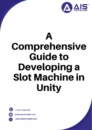 A Comprehensive Guide to Developing a Slot Machine in Unity