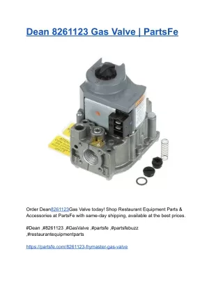 Dean 8261123 Gas Valve _ PartsFe