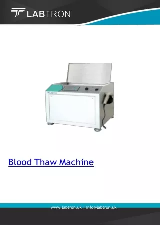 Blood-Thaw-Machine