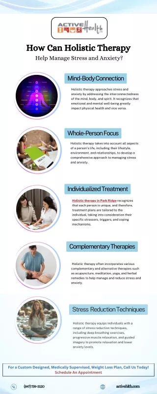 How Can Holistic Therapy  Help Manage Stress and Anxiety