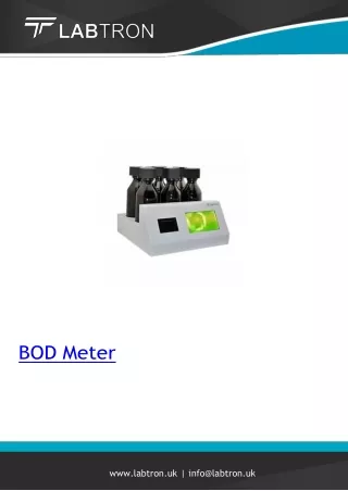 Biological Oxygen Demand Meter