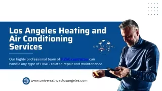 Los Angeles Heating and Air Conditioning Services