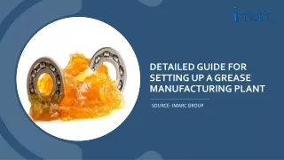 Report on a Grease Manufacturing Plant PDF