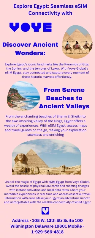 eSIM Egypt: Reliable Connectivity for Every Traveler