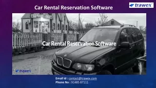 Car Rental Reservation Software