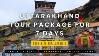 Uttarakhand tour package for 7 days