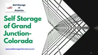 Self Storage of Grand Junction-Colorada - www.selfstorageofamerica.com