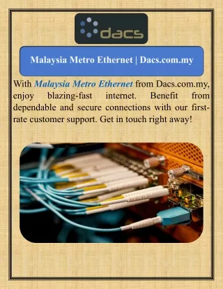 Malaysia Metro Ethernet   Dacs.com.my