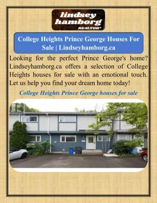 College Heights Prince George Houses For Sale   Lindseyhamborg.ca