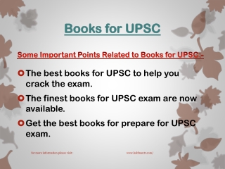 Best Books for UPSC