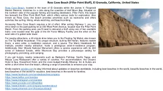 Ross Cove Beach at Pillar Point Bluff | Parking, Bike Paths, Hiking, Surfing