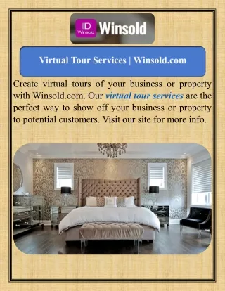 Virtual Tour Services   Winsold.com