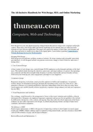 3 Comprehensive Website Redesign Services for Modernization