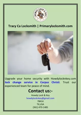 Lock Change Service In Corpus Christi  Howdylocknkey.com