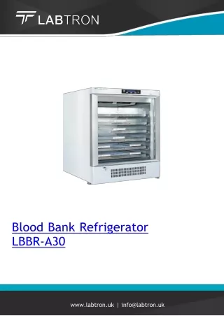 Blood Bank Refrigerator 200 pcs of 450 ml bag