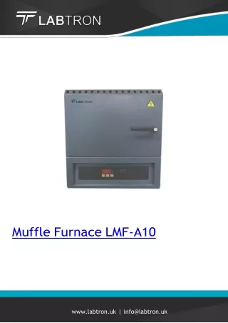 950°C Muffle Furnace 3 L
