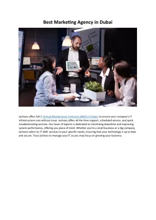 Best Marketing Agency in Dubai
