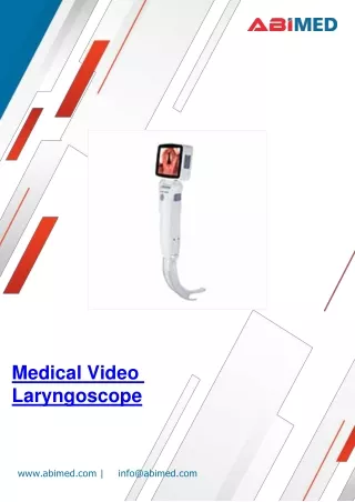 Medical-Video-Laryngoscope