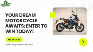 Your Dream Motorcycle Awaits Enter to Win Today!
