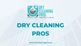 Dry Cleaning Mississauga | Dry Cleaning Pros