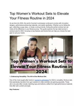 Top Women’s Workout Sets to Elevate Your Fitness Routine in 2024 (1)