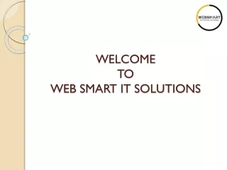 Best Web Design Company in Dubai - Web Smart IT Solutions