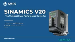 SINAMICS V20 Siemens Supplier in Qatar | AMPS Electric Trading