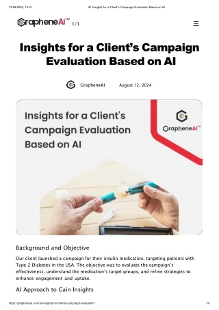 #1 Insights for a Client’s Campaign Evaluation Based on AI-new