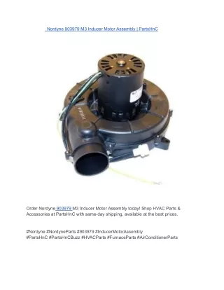 Nordyne 903979 M3 Inducer Motor Assembly _ PartsHnC