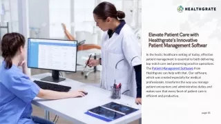 Elevate Patient Care with Healthgrate’s Innovative Patient Management Software