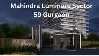 Mahindra Luminare Sector 59 Gurgaon (2)