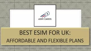 Explore the Best eSIM for UK: Top Picks for 2024 Connectivity