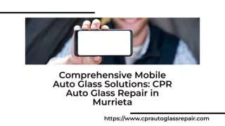 Mobile windshield repair