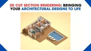 Premier 3D Cut Section Rendering Services at Maadhu Creatives