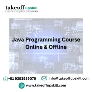 Java Programming Course Online & Offline-Takeoff upskill