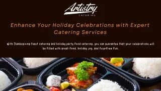 Enhance Your Holiday Celebrations with Expert Catering Services