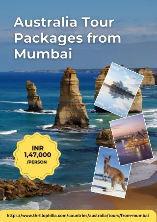 Australia Tour Packages from Mumbai