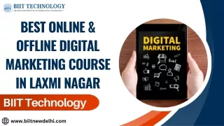 Best Online & Offline Digital Marketing Course in Laxmi Nagar