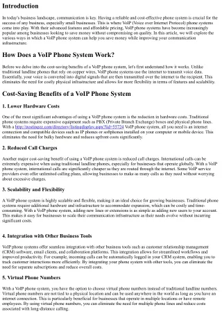 How to Save Money with a VoIP Phone System