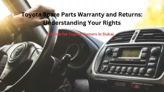 _A Guide for Toyota Owners in Dubai