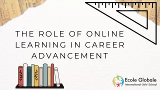 The Role of Online Learning in Career Advancement
