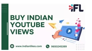 Buy Indian YouTube Views - IndianLikes